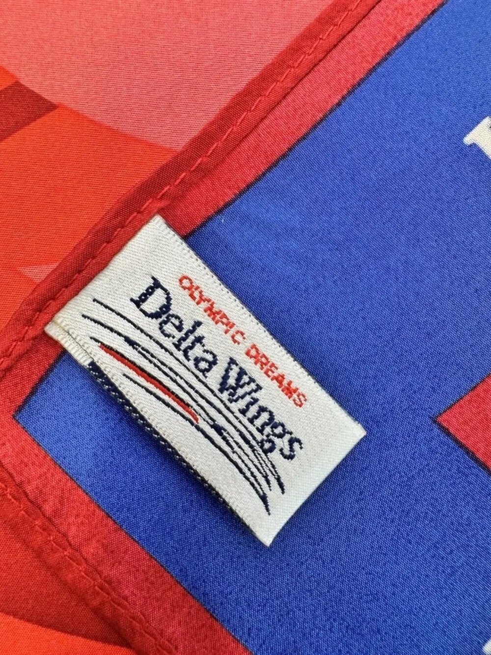 1996 Atlanta Olympics Delta Airlines Silk Crew Scarf Flight Attendant Promo  29